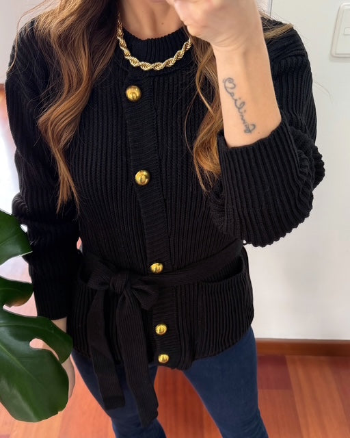 Cárdigan Amour Negro
