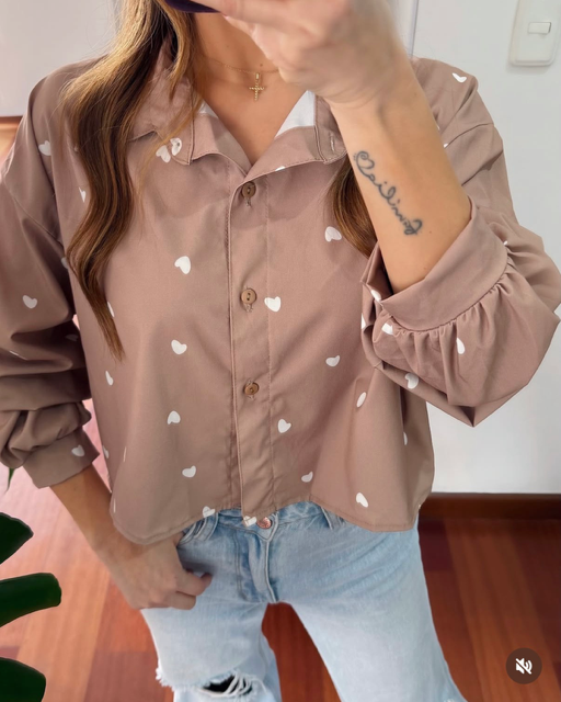 Blusa Love Avellana
