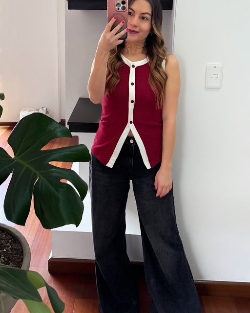 Blusa Julieta Vinotinto