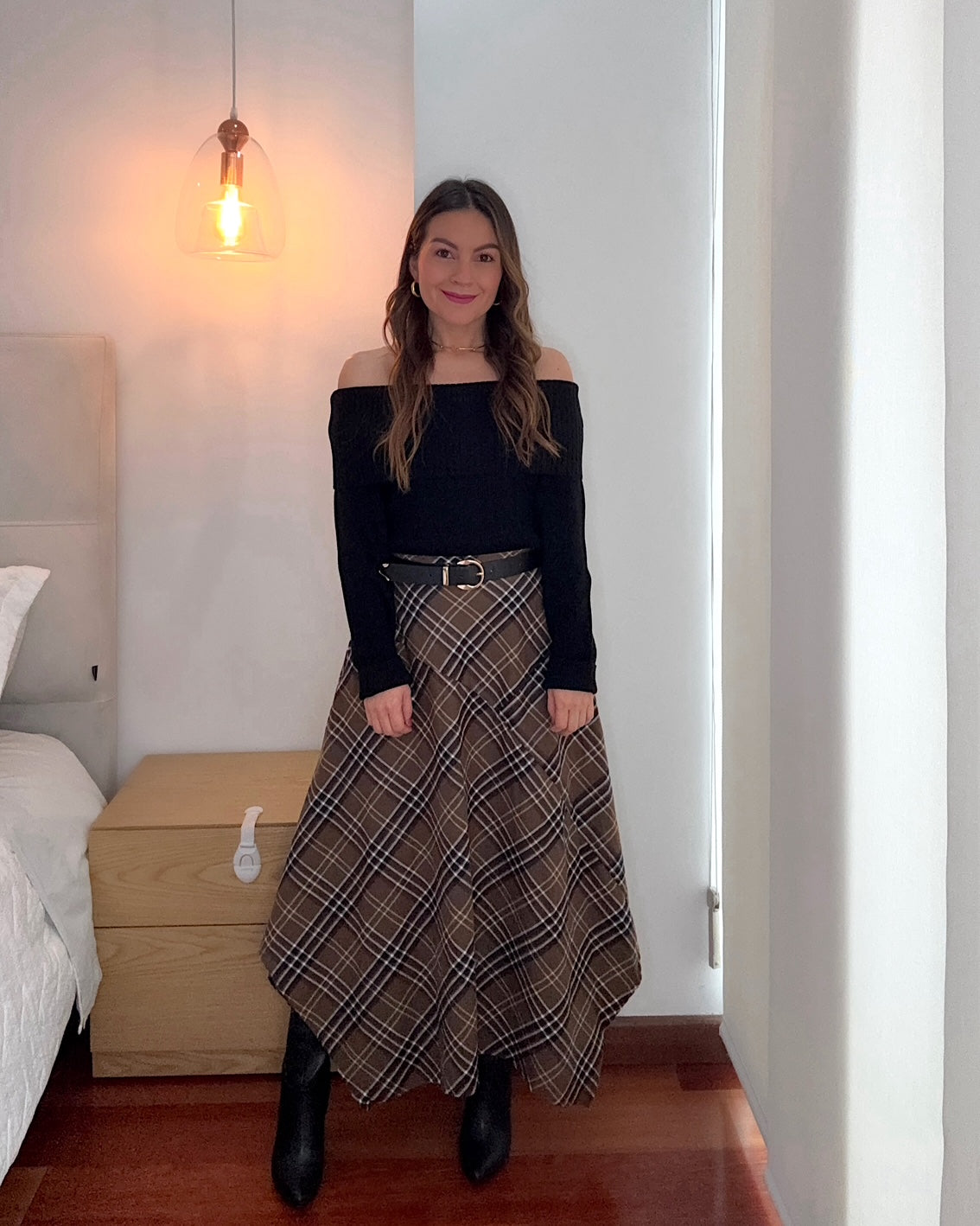 Falda Julieta Cuadros